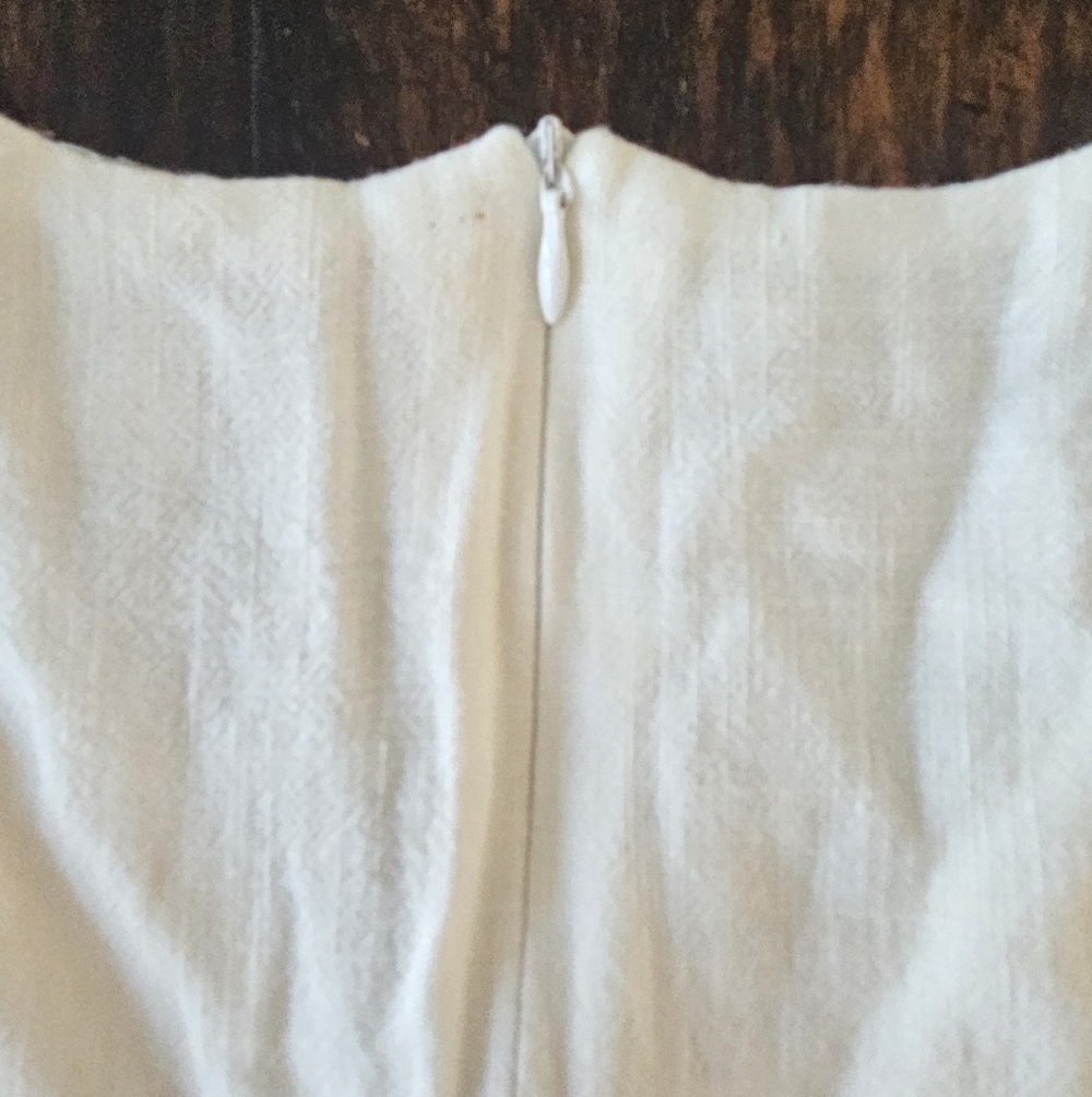 Princess Polly Adi Romper Linen Blend White Size 8 - Picture 12 of 16